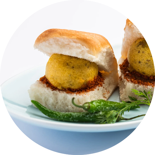 Vada Pav <span style="font-family: 'Nunito', sans-serif">(2 Pcs)</span> 