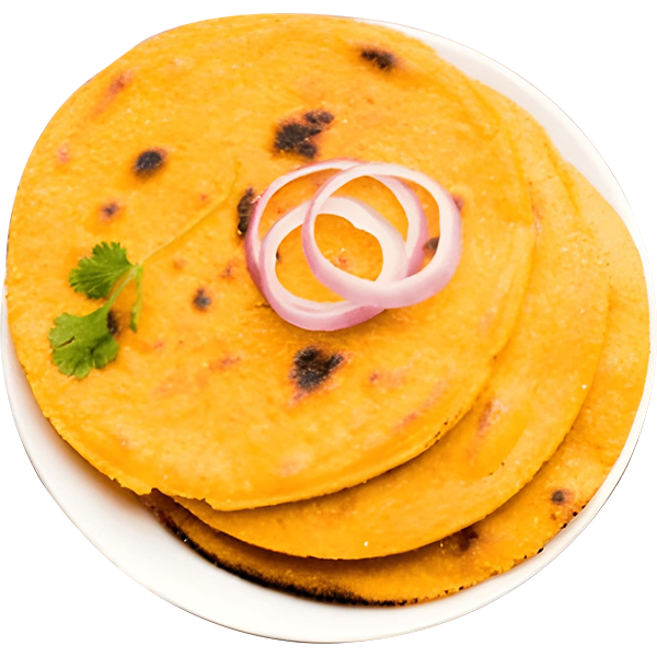 Makki rotti with saag <span style="font-family: 'Nunito', sans-serif">(2 Pcs)</span> 